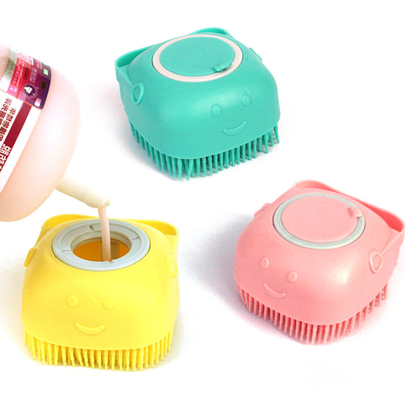 Pet Grooming & Bath Cleaning Silicone Brush