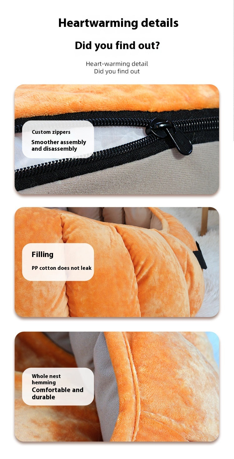 Pumpkin Pet Nest for Halloween - FurTrend