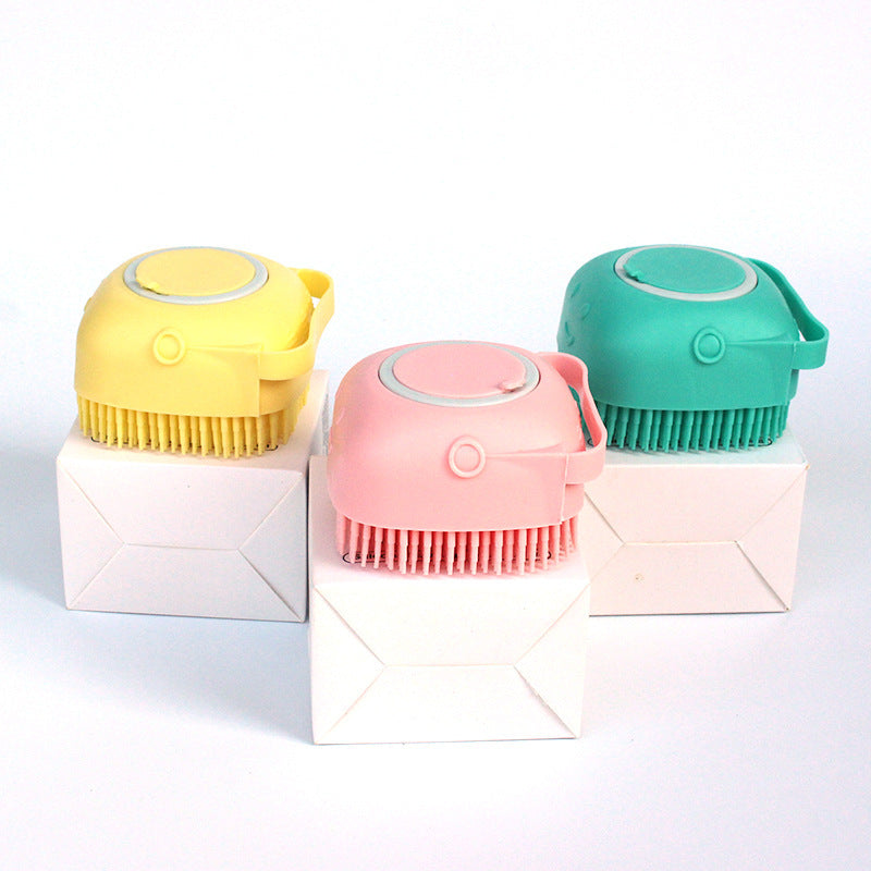 Pet Grooming & Bath Cleaning Silicone Brush