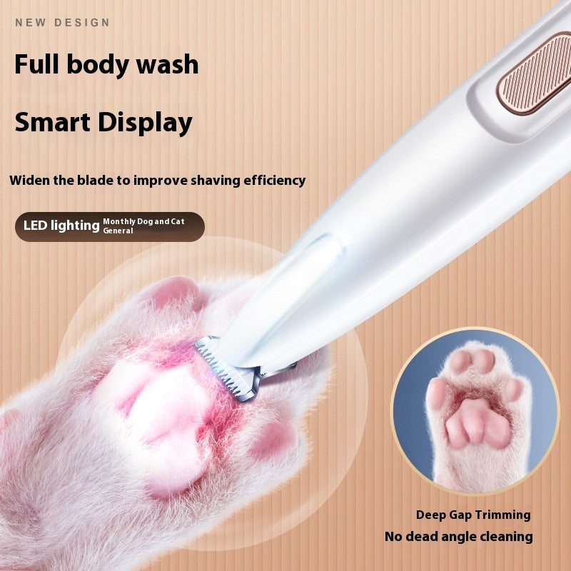 Waterproof Dog & CaPaw Trimmer with LED Light Display - FurTrend