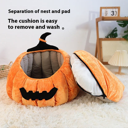 Pumpkin Pet Nest for Halloween - FurTrend