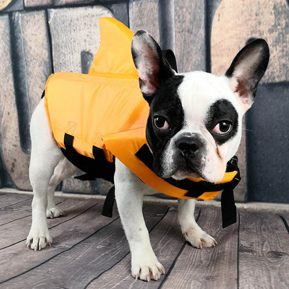 Shark Dog Life Vest – Summer Pet Floatation Jacket - FurTrend