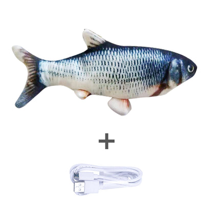 Cat-Friendly Electric Jumping Fish Simulation Toy - FurTrend
