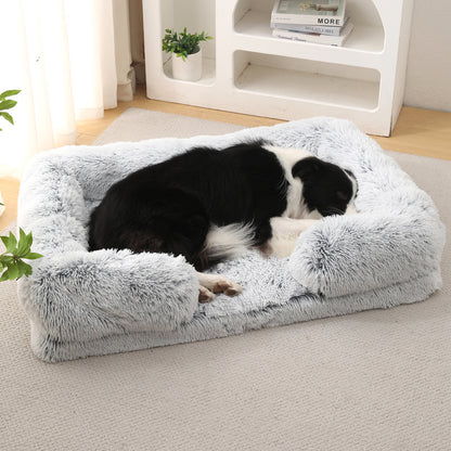 Plush Round Pet Bed - Bed Winter - FurTrend