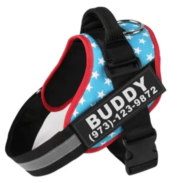 Custom Reflective No-Pull Dog Harness – Adjustable Vest - FurTrend