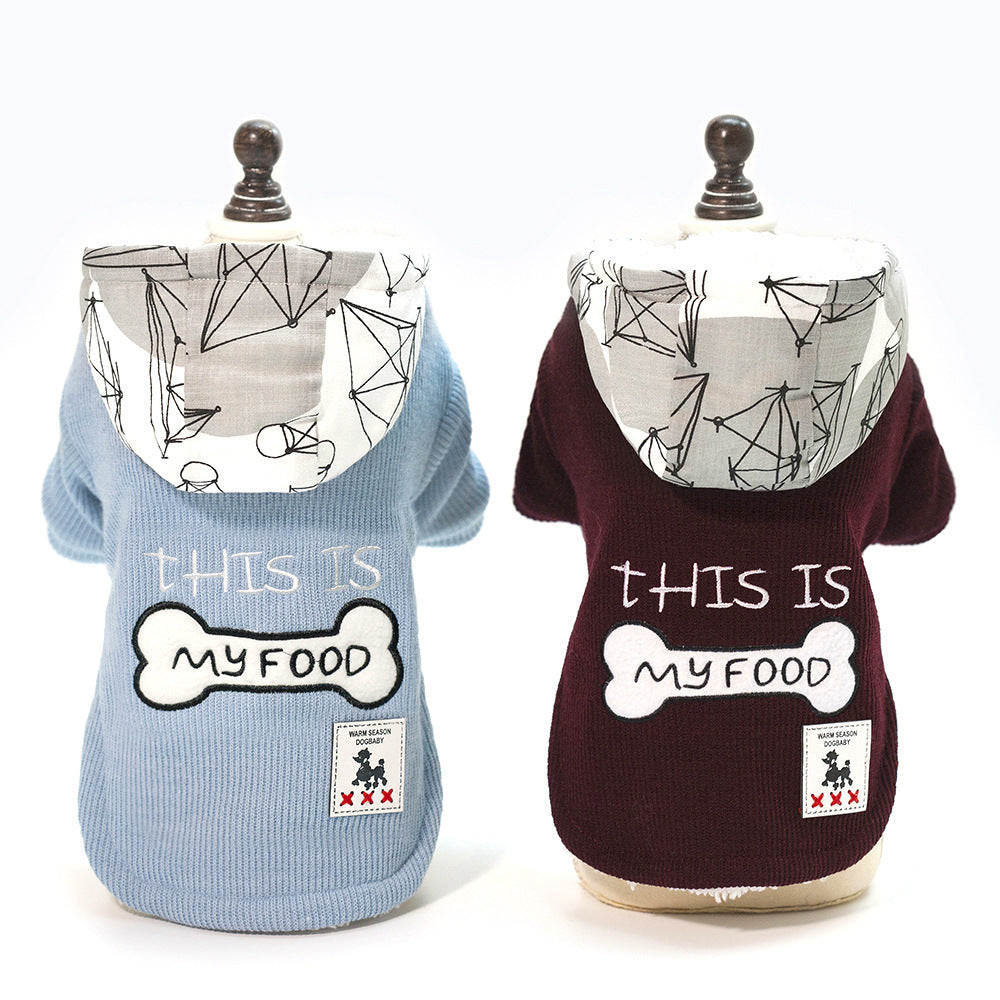 Thickened Warm Hooded Pet Jacket for Winter - FurTrend