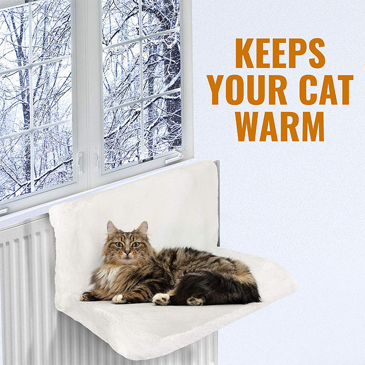 Iron Frame Cat Hammock – Cozy Radiator Cat Bed - FurTrend