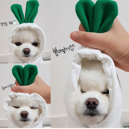 Cute Fruit Dog Hoodie – Winter Fleece for Small Pets - FurTrend