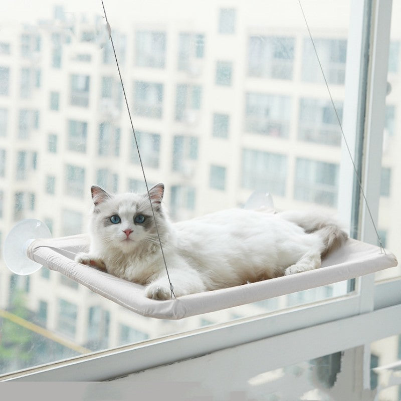 Cat Hammock with Built-In Litter Sucker - FurTrend