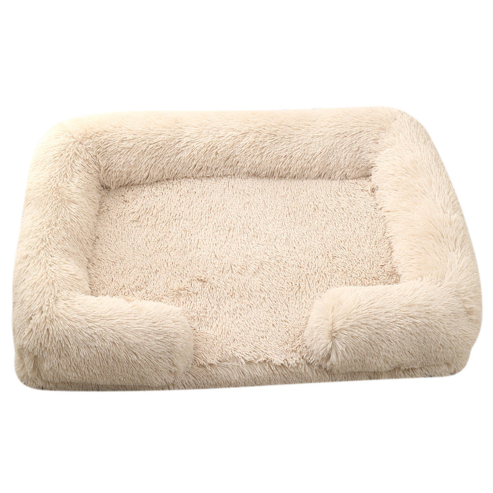 Plush Round Pet Bed - Bed Winter - FurTrend