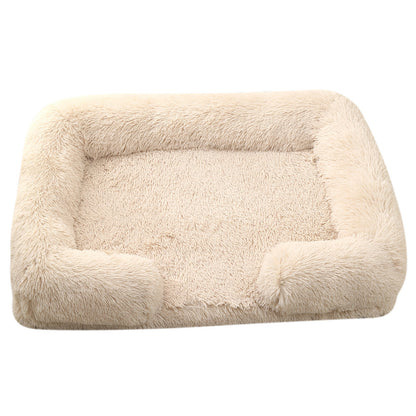 Plush Round Pet Bed - Bed Winter - FurTrend