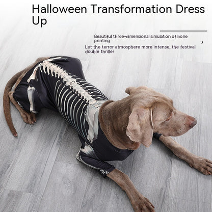 Skeleton Pet Costume – Spooky, Stylish & Comfy - FurTrend