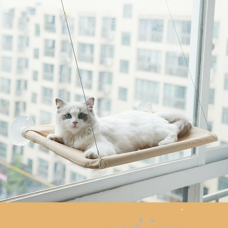 Cat Hammock with Built-In Litter Sucker - FurTrend