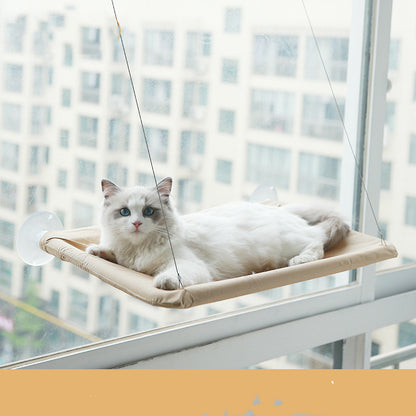 Cat Hammock with Built-In Litter Sucker - FurTrend