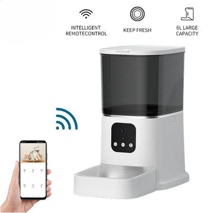 Smart WiFi Pet Feeder with App & Voice Control - FurTrend