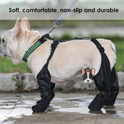 Adjustable Pet Boots for Dogs – Waterproof & Breathable - FurTrend