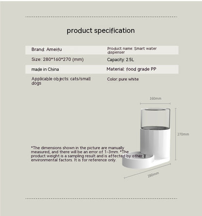 Automatic Water Fountain & Pet Feeder - FurTrend