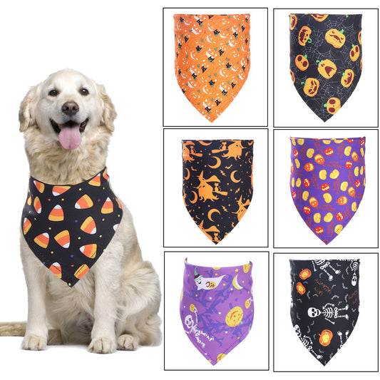 Halloween Pet Bandana – Saliva Towel Scarf