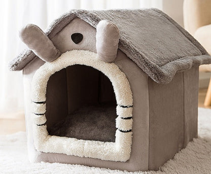 Portable Dog Kennel Cat House – Cozy Nest - FurTrend