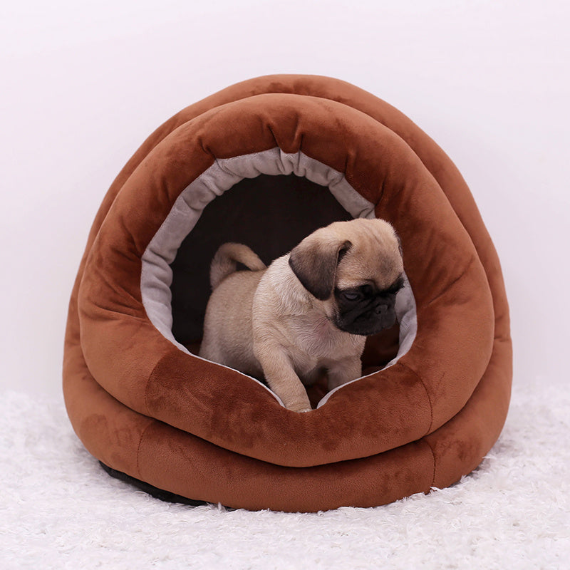 Plush Dog Bed for All Sizes – Flannel Design