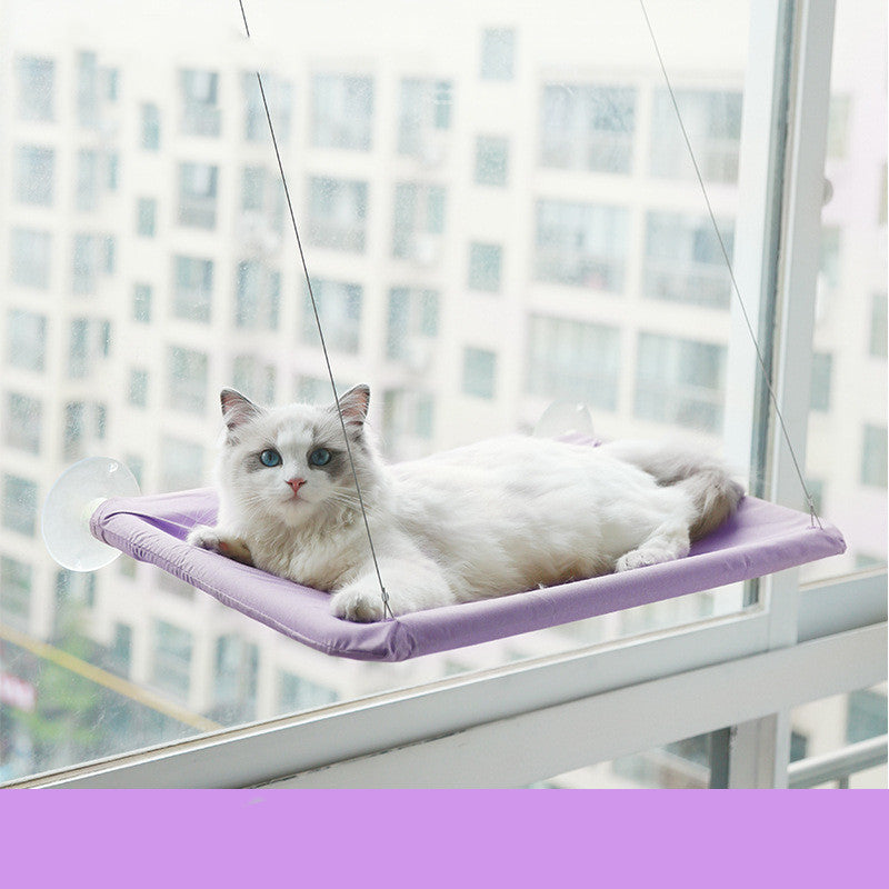 Cat Hammock with Built-In Litter Sucker - FurTrend