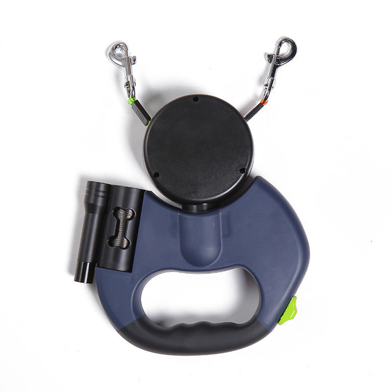 360 Swivel Dual Leash with Lights for Dogs - FurTrend