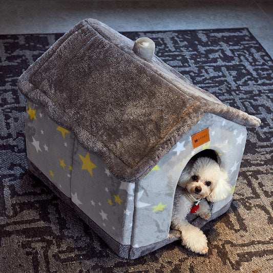 Portable Dog Kennel Cat House – Cozy Nest - FurTrend
