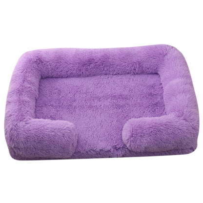 Plush Round Pet Bed - Bed Winter - FurTrend