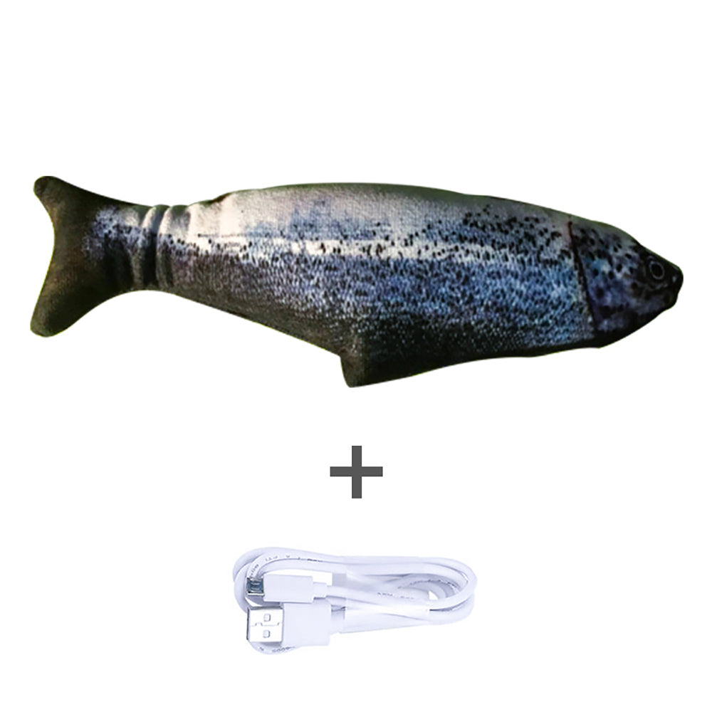 Cat-Friendly Electric Jumping Fish Simulation Toy