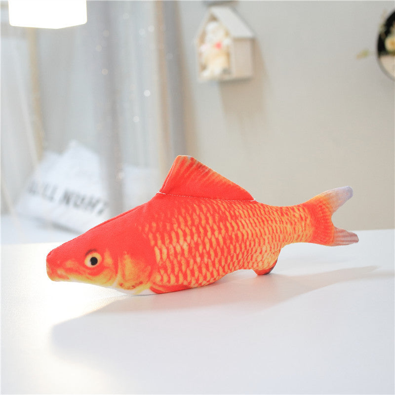 Cat-Friendly Electric Jumping Fish Simulation Toy