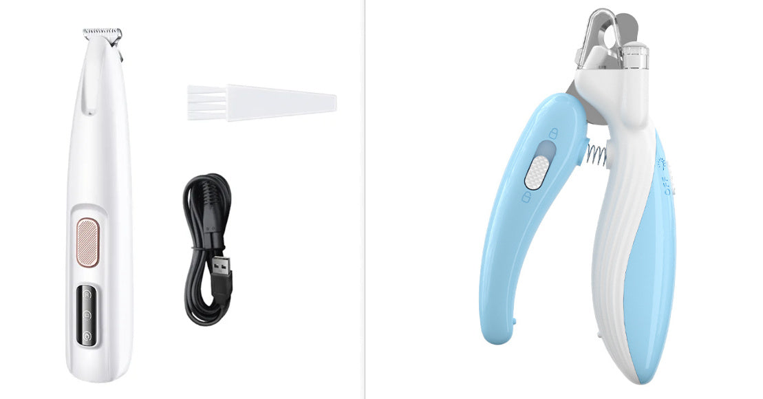 Waterproof Dog & CaPaw Trimmer with LED Light Display - FurTrend