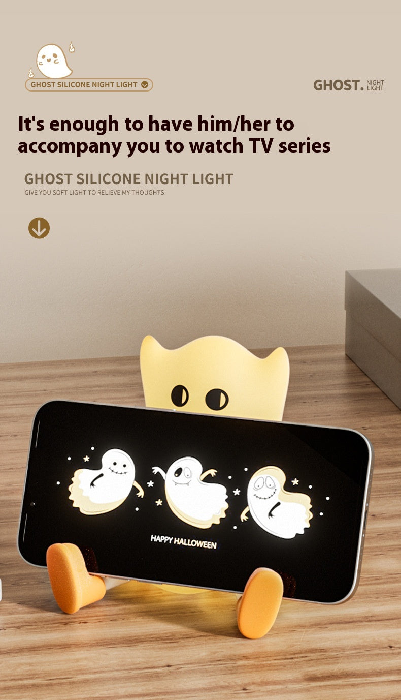Touch-Control Ghost Lamp – Water-Resistant Halloween Light