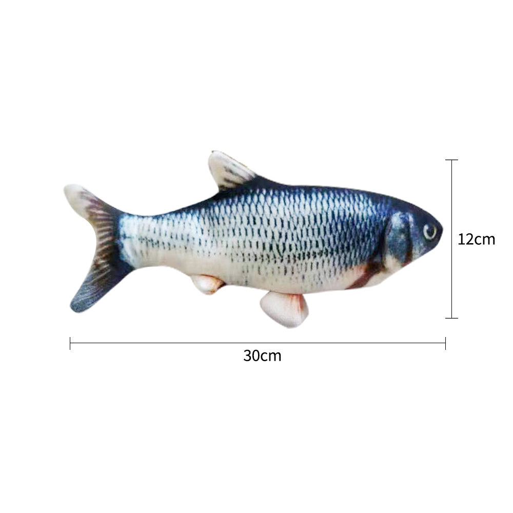 Cat-Friendly Electric Jumping Fish Simulation Toy