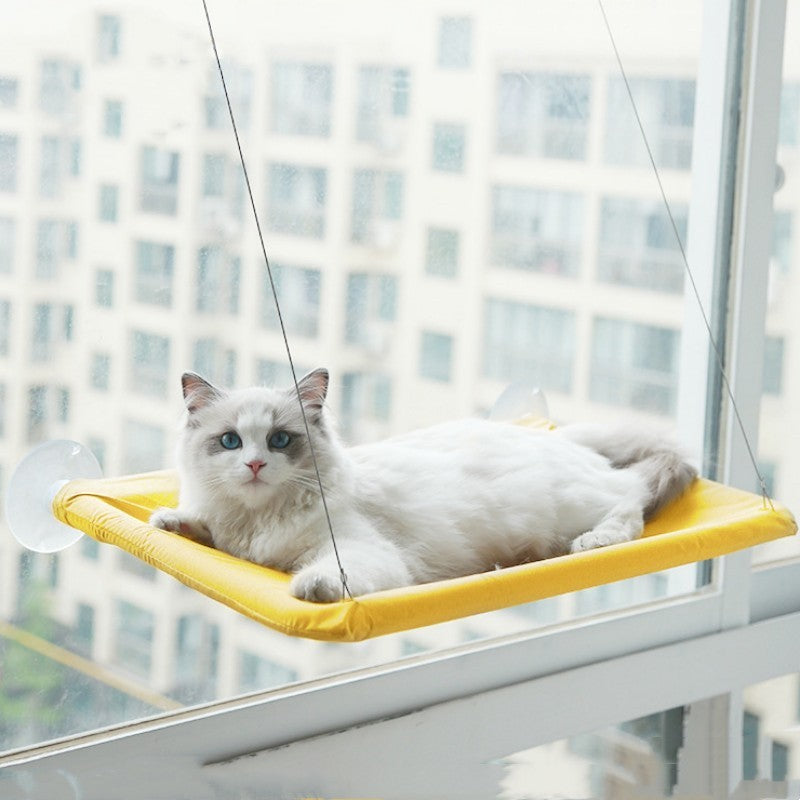 Cat Hammock with Built-In Litter Sucker - FurTrend