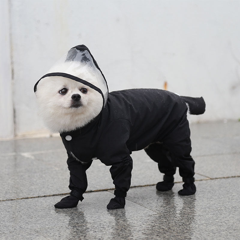 Waterproof Pet Raincoat with Shoes – All-in-One - FurTrend