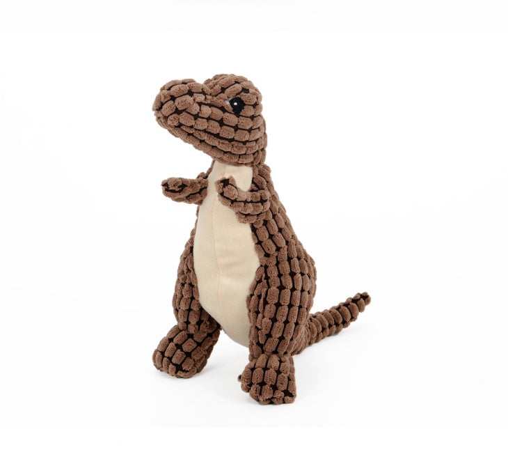 Plush Dinosaur Dog Toys with Squeakers - FurTrend