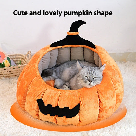 Pumpkin Pet Nest for Halloween - FurTrend