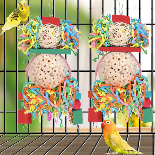 Wooden Bird Cage Accessories for Parrots - FurTrend