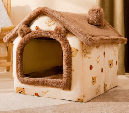Portable Dog Kennel Cat House – Cozy Nest - FurTrend