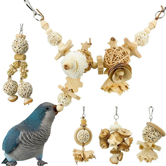 Parrot Natural Gnawing & Molar Grinding Toy - FurTrend