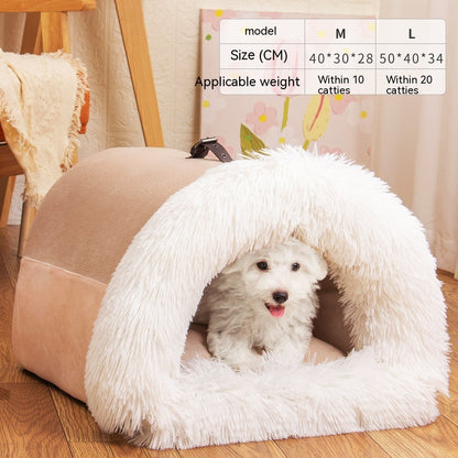Autumn Winter Pet Nest – Cozy & Moisture-Proof - FurTrend