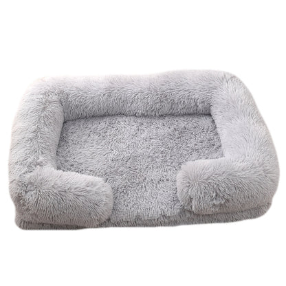 Plush Round Pet Bed - Bed Winter - FurTrend