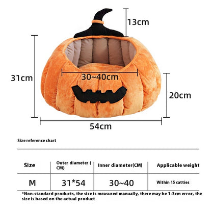 Pumpkin Pet Nest for Halloween - FurTrend