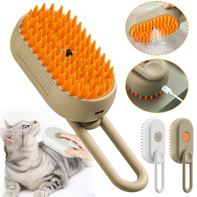 Electric Steam Brush for Cats and Dogs - FurTrend