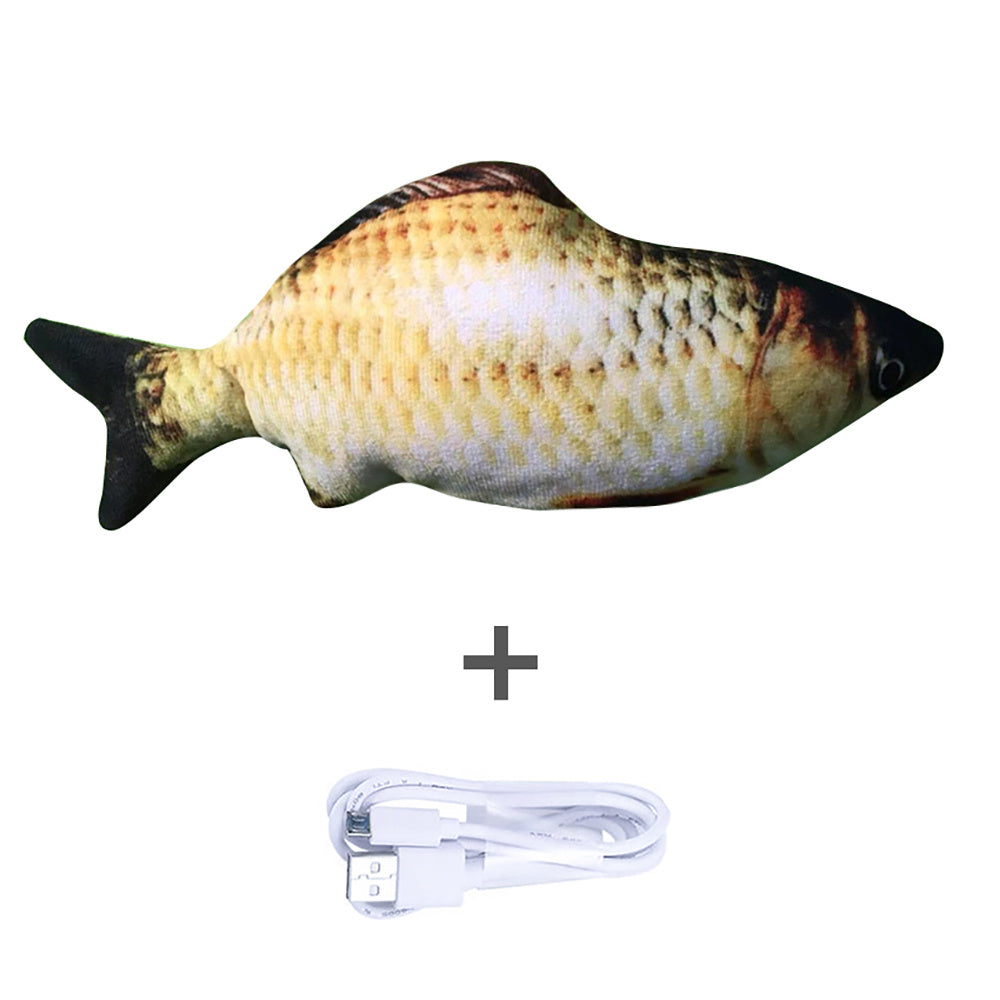Cat-Friendly Electric Jumping Fish Simulation Toy