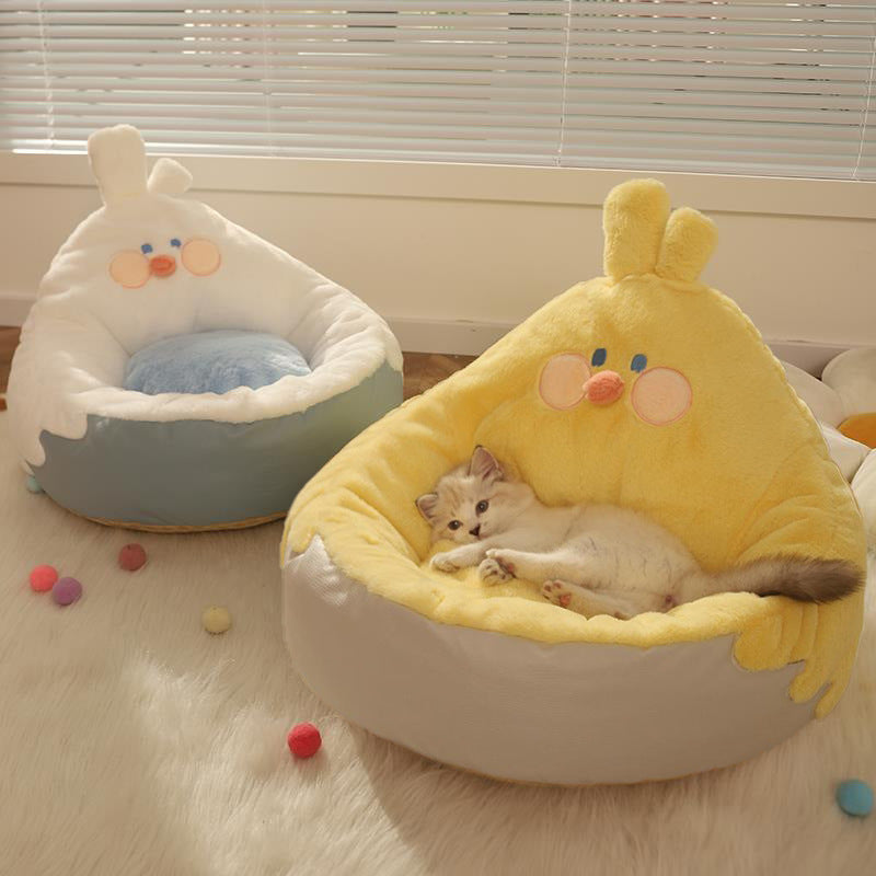 Chicken's Cozy Bed for All Seasons - Cats & Small Dogs - FurTrend
