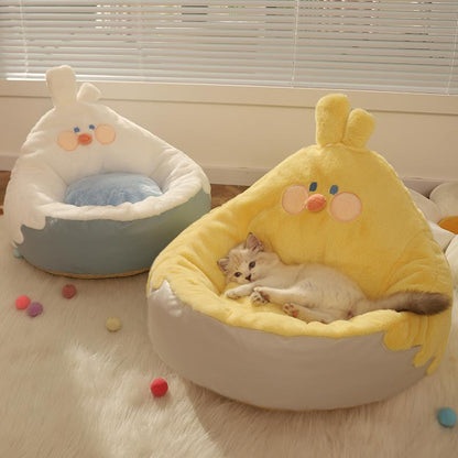 Chicken's Cozy Bed for All Seasons - Cats & Small Dogs - FurTrend