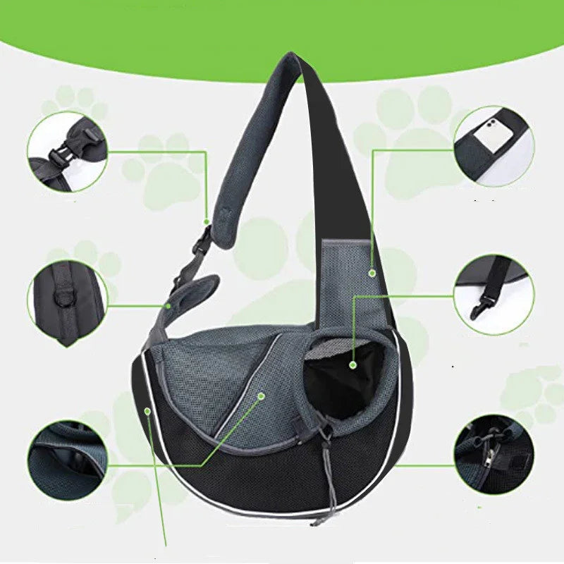 Pet Shoulder Bag – Dogs Cats Travel Carrier - FurTrend