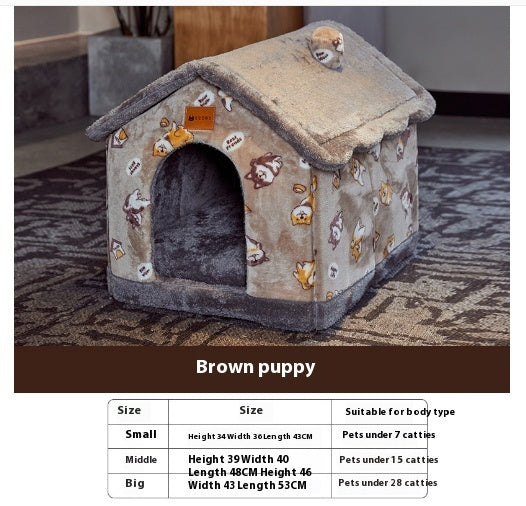 Portable Dog Kennel Cat House – Cozy Nest - FurTrend