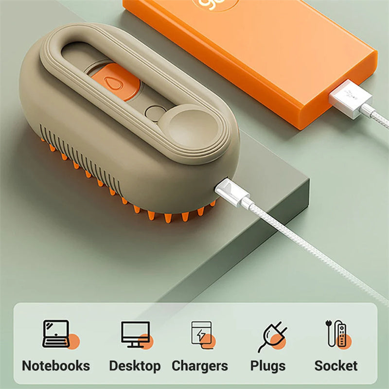 Electric Steam Brush for Cats and Dogs - FurTrend